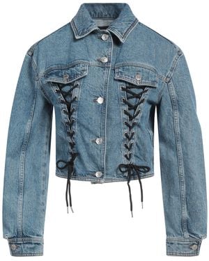 Maje Denim Outerwear Cotton, Lyocell, Polyester - Blue