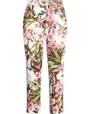 Dolce & Gabbana Pants Cotton, Viscose, Elastane - White