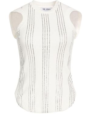 The Attico Ivory Top Cotton - White