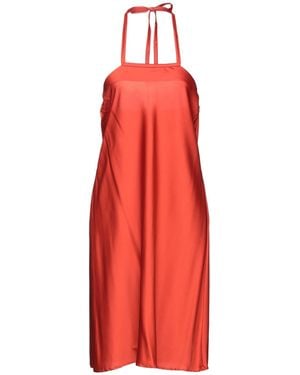 Runway Midi Dress - Red