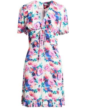 Mar De Margaritas Mini Dress Viscose - White