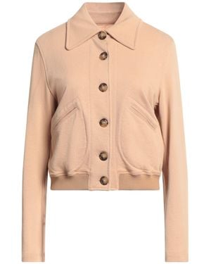 SEVENTY VENEZIA Camel Jacket Cotton - Natural