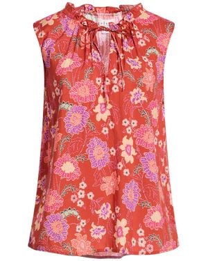 Velvet By Graham & Spencer Top Viscose - Red