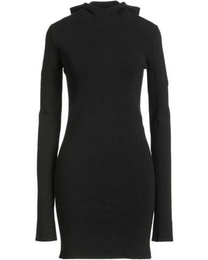 Fendi Mini Dress Wool, Silk, Polyamide, Elastane - Black