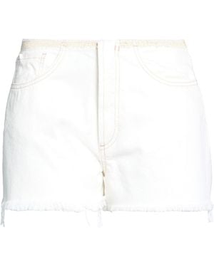 Liu Jo Denim Shorts Cotton - White