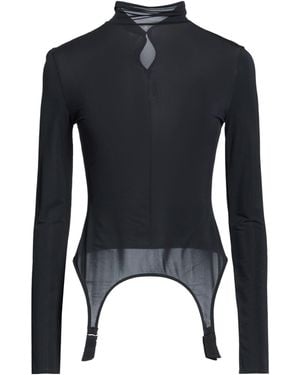 Jean Paul Gaultier Top Rayon, Elastane - Blue
