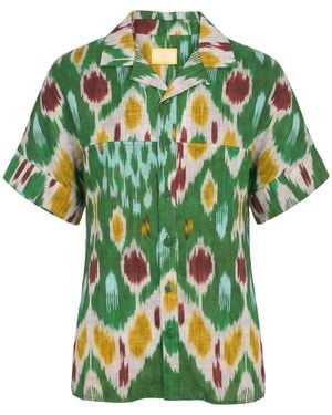Erdem Shirt Cotton, Linen - Green