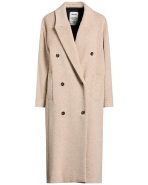 ANNIE PARIS Coat Alpaca Wool, Polyamide, Virgin Wool - Natural