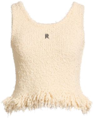 Rabanne Ivory Top Cotton, Polyamide, Acrylic, Mohair Wool, Elastane - Natural