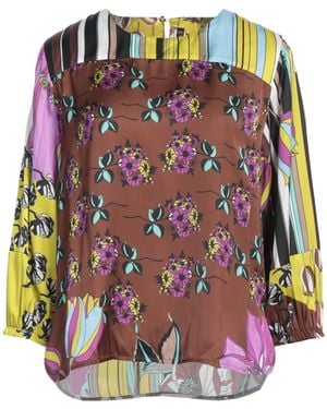 Manila Grace Top Viscose - Purple