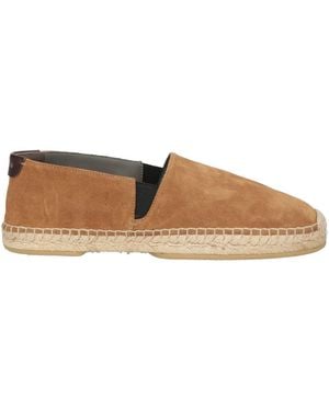 Sergio Rossi Camel Espadrilles Leather - Brown