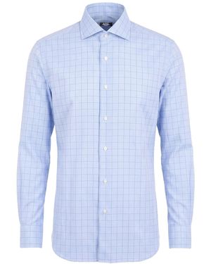 Barba Napoli Shirt Cotton - Blue