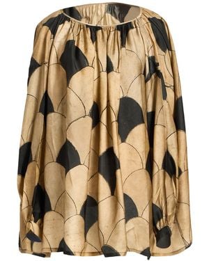 Uma Wang Sand Top Viscose, Cupro - Metallic