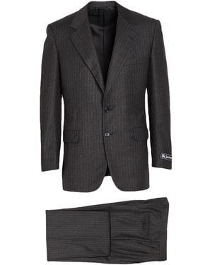 Burberry Suit Wool, Cashmere - Black