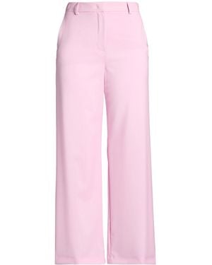 Weekend by Maxmara Lilac Pants Virgin Wool - Pink