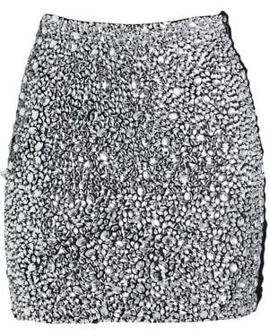 Gestuz Mini Skirt Polyester, Elastane - Gray