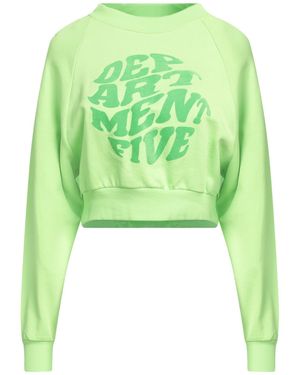 Department 5 Lime Sweatshirt Cotton - Green