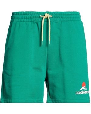 CASABLANCA Shorts & Bermuda Shorts Organic Cotton - Green