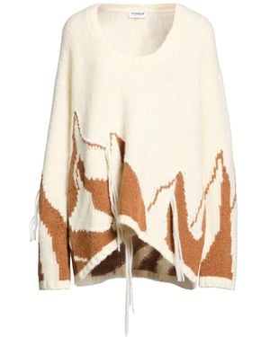 Dondup Cream Sweater Alpaca Wool, Polyamide, Wool - Natural
