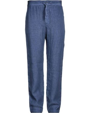 120% Lino Trouser - Blue