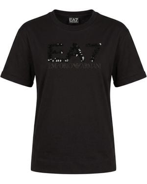 EA7 T-Shirt Cotton - Black