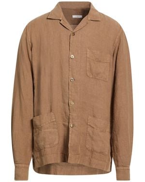 Boglioli Shirt Linen - Brown