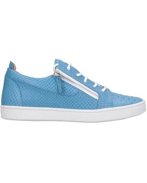 Giuseppe Zanotti Trainers Leather - Blue