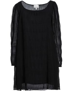 Ganni Mini Dress - Black