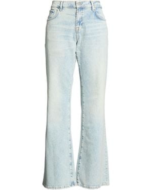 7 For All Mankind Jeans Cotton, Elastane - Blue