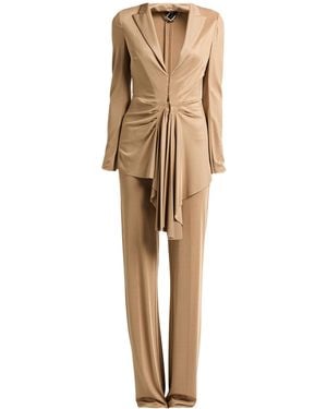 Elisabetta Franchi Camel Co-Ord Viscose, Elastane - Natural