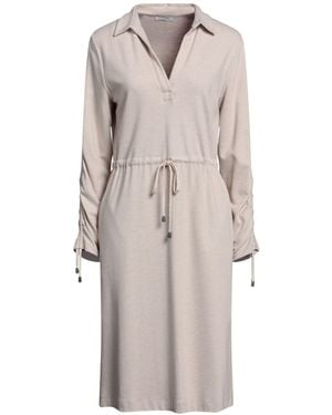 Cappellini By Peserico Midi Dress - Gray