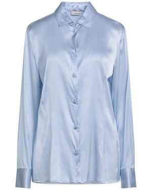 Lardini Sky Shirt Silk, Elastane - Blue