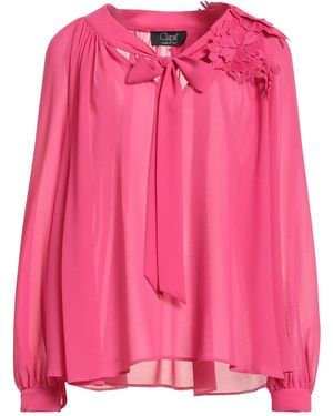 Clips Fuchsia Top Polyester - Pink