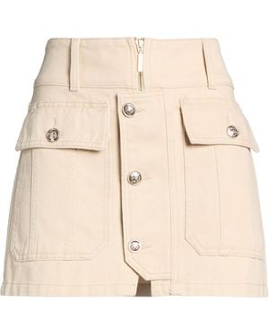 Liu Jo Mini Skirt Cotton - Natural