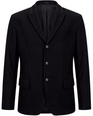 Masnada Blazer Virgin Wool, Elastane - Blue