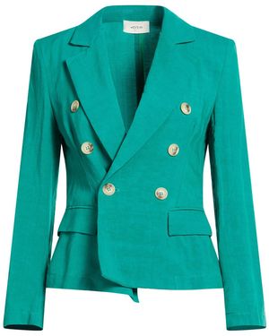 ViCOLO Emerald Blazer Acetate, Viscose - Green