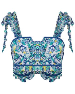 Poupette Top Viscose - Blue