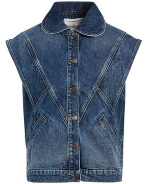 Ba&sh Capospalla Jeans - Blu