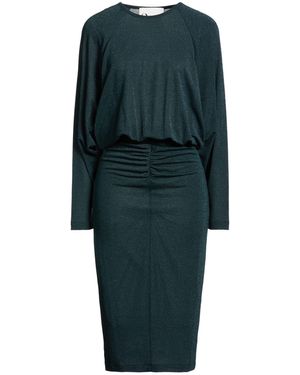 8pm Midi Dress Viscose, Polyamide, Metallic Polyester, Elastane - Green