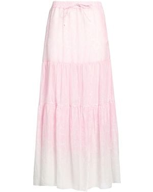 ERMANNO FIRENZE Maxi Skirt Ramie - Pink