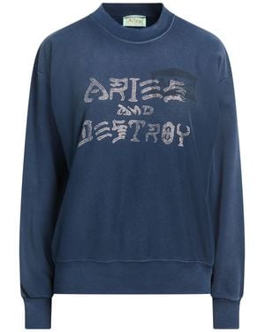 Aries Midnight Sweatshirt Cotton - Blue