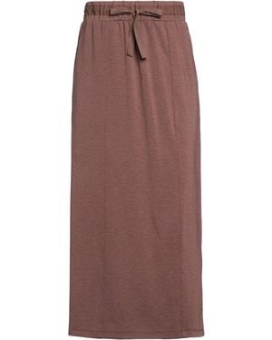 Weekend by Maxmara Midi Skirt Lyocell, Cotton, Polyester, Elastane - Brown