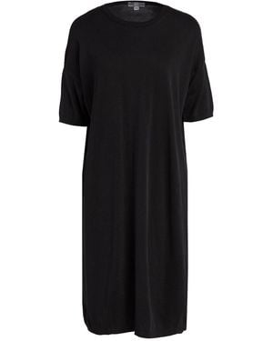 Crossley Charcoal Mini Dress Cotton - Black