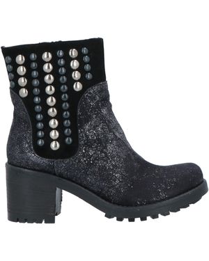 Sgn Giancarlo Paoli Ankle Boots - Black