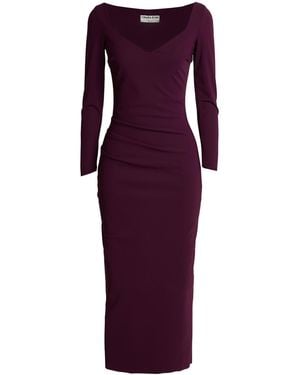 La Petite Robe Di Chiara Boni Midi Dress Polyamide, Elastane - Purple