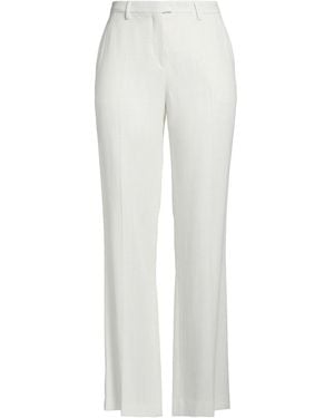 Etro Ivory Trousers Viscose, Polyester - White