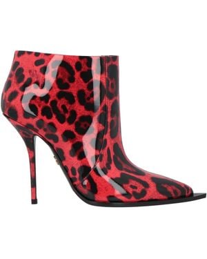 Dolce & Gabbana Bottines - Rouge