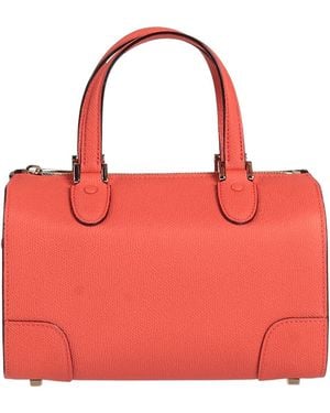 Valextra Textured Calfskin Bowler Handbag