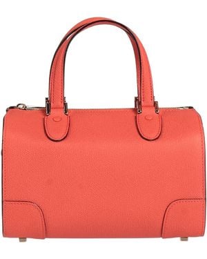 Valextra Textured Calfskin Bowler Handbag