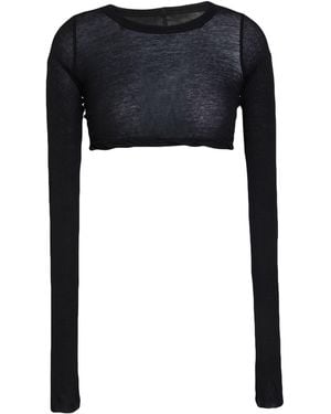 Rick Owens Top Cotton - Black